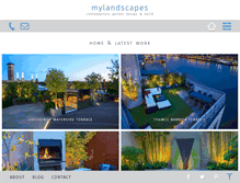 Tablet Screenshot of mylandscapes.co.uk